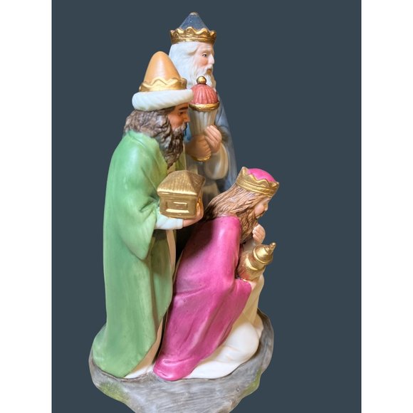 Homco "Three Wise Men" Porcelain Nativity Figurine #1473 - Picture 6 of 12